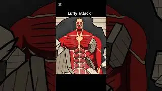 If Saitama, Goku and Luffy vs attack on Titan [Luffy use 0.00% attack] #animation #edit #anime