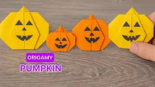 How To Make Origami Pumpkin | Easy Origami Pumpkin