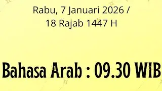 Kajian hari Rabu 7 Januari 2026 