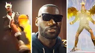 LEBRON JAMES in Fortnite ALL TRAILERS