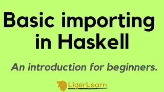 Basics of importing in Haskell