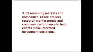 Stock Broker Functions