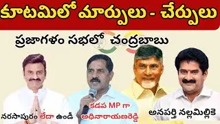 కూటమి లో మార్పులు -చేర్పులు || రఘురాం కృష్ణంరాజు టిడిపిలోకి || Changes in AP Alliance Party