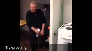 Trykpr&oslash;vning og indregulering