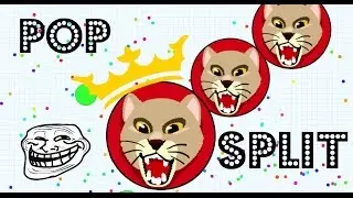 POPSPLIT GOD? // Agar.io Gameplay