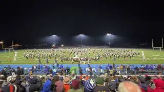 UCONN Marching Band Exhibition performance at Southington&rsquo;s competition