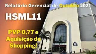 HSML11 Relat&oacute;rio Gerencial de Outubro de 2021 #120 #hsml