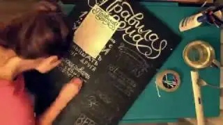 Chalk lettering 