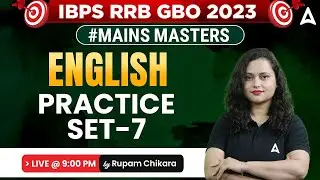 IBPS RRB GBO Scale 2 | English Practice Set 7 | RRB GBO Mains English by Rupam Chikara