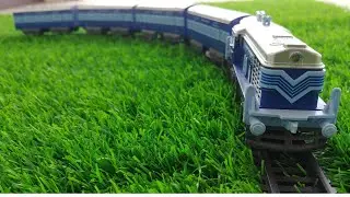 Centy toys Indian Passenger train Unboxing | Blue sleeper class train model | Battery operated train