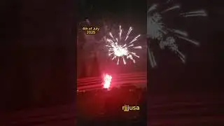 Drone show and Fireworks display #4thofjuly2025 #fireworks #droneshow #independenceday #salute