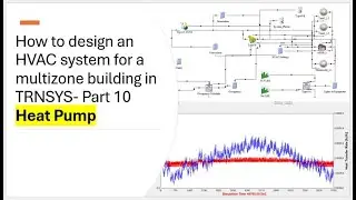 How to design an HVAC system for a multizone building in TRNSYS - Part 10 - Heat Pump