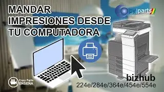 Como Instalar Una Fotocopiadora como Impresora Configuración paso a paso para bizhub 224, 454, c654