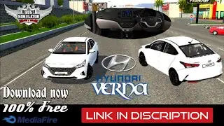 Hyundai Verna car mod for bussid // Download now // MTW YT