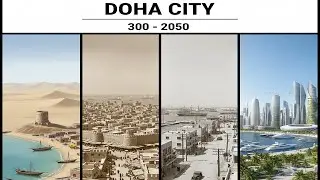Evolution of Doha (Qatar) 300&ndash;2050 | AI Timeline of the City&rsquo;s Transformation Through 17 Centuries