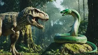 Titanoboa vs T-Rex &ndash; Jungle Battle of the Ancient World!