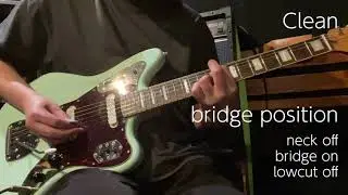 スクワイヤの70s系ジャガー　サウンドチェック　【Squier Classic Vibe 70s Jaguar】sound check