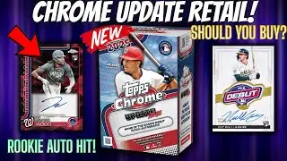 💥ROOKIE AUTO!💥SHOULD YOU BUY 2025 TOPPS CHROME UPDATE? NEW RELEASE! RETAIL BLASTERS FIRST LOOK!
