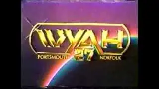 WYAH 27 Portsmouth VA  1984  Movie break and Benson promo