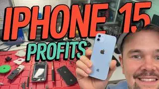 🔧 Fix & Flip iPhone 15: Battery, Screen & Back Glass Repair! 📱