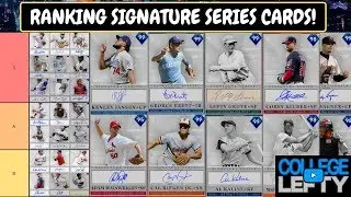 Ranking Signature Series Cards in MLB The Show 19 Using Tiermaker!