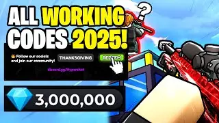 *NEW* ALL WORKING CODES FOR HYPERSHOT IN 2025! ROBLOX HYPERSHOT CODES