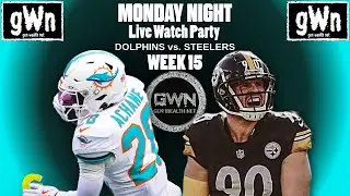 MNF Live Watch Party - Dolphins v. Steelers: The Real Fantasy Playmakers 📱