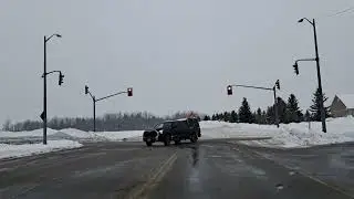 Let's Drive.. LaFleur Drive to Shirley Street. TO the Timmins Square Jan 7th 2026