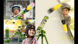 Mortar launcher toy