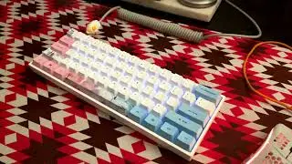 NK Silk Yellow Switches, PBT OEM Keycaps, GK61X - Sound Test