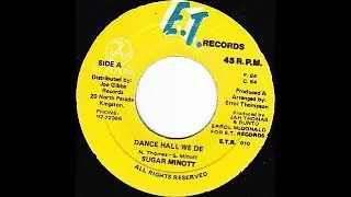 Sugar Minott - Dance Hall We Deh