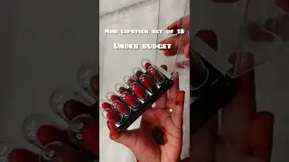 Meesho lipstick|| Lipstick set of 12 || Under budget|| Lipstick Combo||