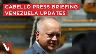 LIVE | Venezuela Interior Minister Diosdado Cabello Holds News Conference | VERTEX