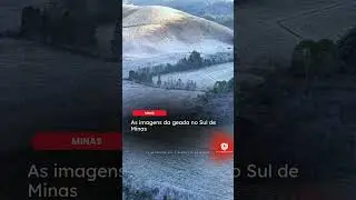 As imagens do frio no Sul de Minas