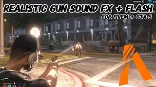 ПРОСТОЙ СПОСОБ получить реалистичные звуки выстрелов + вспышки для FiveM и GTA 5 [ССЫЛКА ДЛЯ СКАЧ...