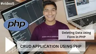 Deleting Data using PHP || CRUD Application using PHP || Coding Roman