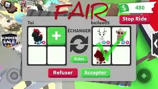 Que trade les gens pour une evil unicorn???Roblox Adopt me//2020//