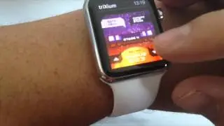 Apple Watch Game - triXium - Menus and Meteorite Level