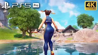 Fortnite (PS5 PRO) 4K 120FPS Gameplay Chun-Li (Zero Build)
