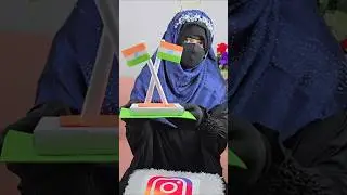 Republic day Special craft idea/ Indian flag Craft idea #ytshorts #shorts #craft #diy