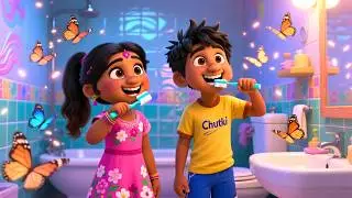 Brush Brush with Bheem 🪥🎶 Fun Teeth Brushing Song | Learn Healthy Habits with Baby