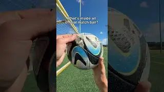 What&rsquo;s Inside An Official Match Soccer Ball? 🤔⚽️ #soccer #football