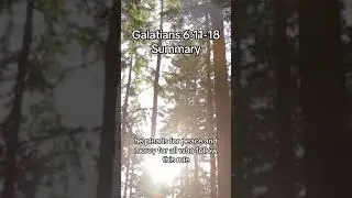 Galatians 6:11-18 Summary. #christian #biblestudy #shortbiblestudy #galatians #galatians6