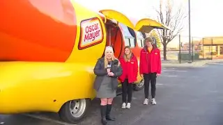The Wienermobile rolls to WSLS!
