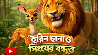 Emotional 3D Animation Story 💕 | হরিণ ছানা ও সিংহের বন্ধুত্ব | Ai animation video 