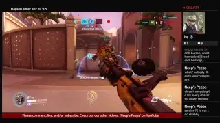 JacqueNeepleson's Live PS4 Broadcast of Overwatch
