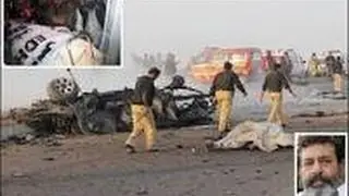 Bomb Blast By Taliban Kills Pakistan's Anti-Islamists Punjabi Cop in Karachi