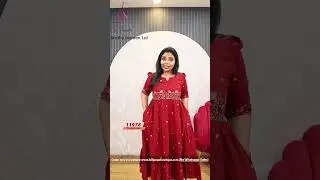 Yeame Cotton Embroidered Floral Tier Dress(11978)@ Rs.1499.00🔥