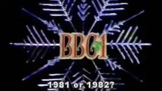 BBC One Christmas ident - early 1980's