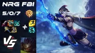 NRG FBI BOTTOM Ashe vs Kog'Maw - NA Challenger Patch 14.13